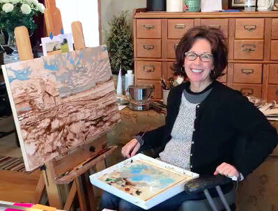 VLOG #3: Not to worry...Bonnie IS still painting!!