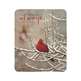 With You Always Sherpa Fleece Blanket