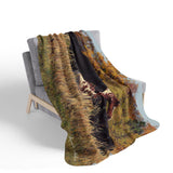 Autumn Beauties Sherpa Fleece Blanket