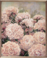 Wood Art - Peony Blush