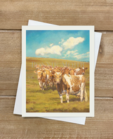 Card - Creation of the Cow - Guernsey