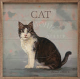 Wood Art - Farm Animal Series - Clive The Cat