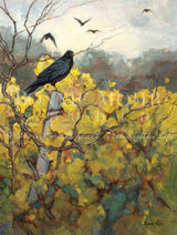 Card - Crow in the Vineyard