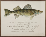 Wood Art - Fishing II (Important Things)