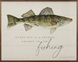 Wood Art - Fishing II (Second Chance)