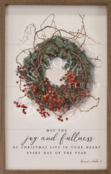 Wood Art - Gathering Wreath