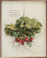 Wood Art - Vegetable Series (With Verse)