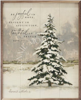 Wood Art - Snow Strong