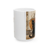 Black Cat Coffee Mug