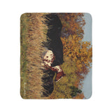 Autumn Beauties Sherpa Fleece Blanket