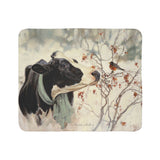 The Winter Robin Sherpa Fleece Blanket