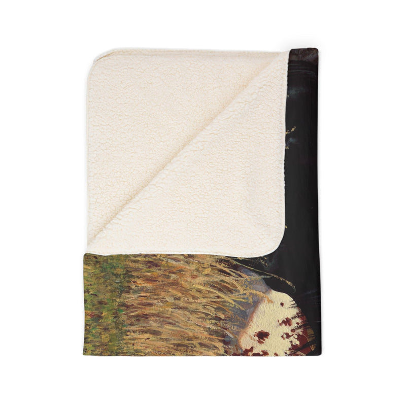 Autumn Beauties Sherpa Fleece Blanket