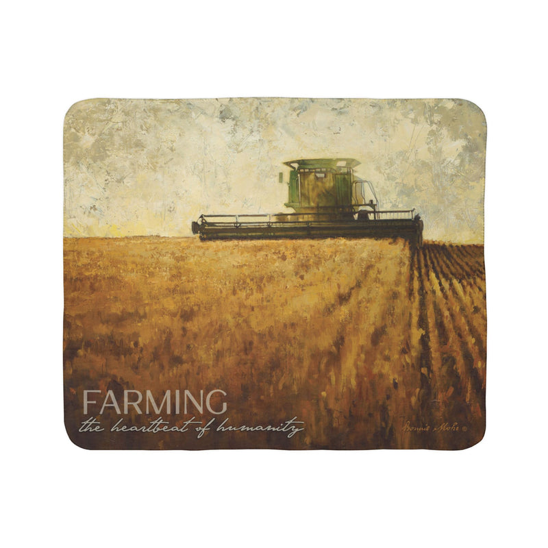 The Heartbeat Sherpa Fleece Blanket