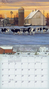 2027 Wall Cow Calendar