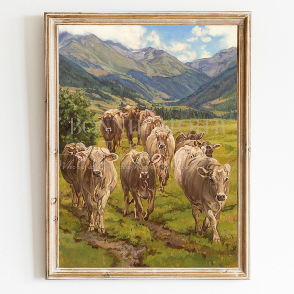 絵画　Louis Vuitton ×allemande×cows We love your cow!' - Lake Highlands