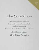 Card - Bless America's Heroes
