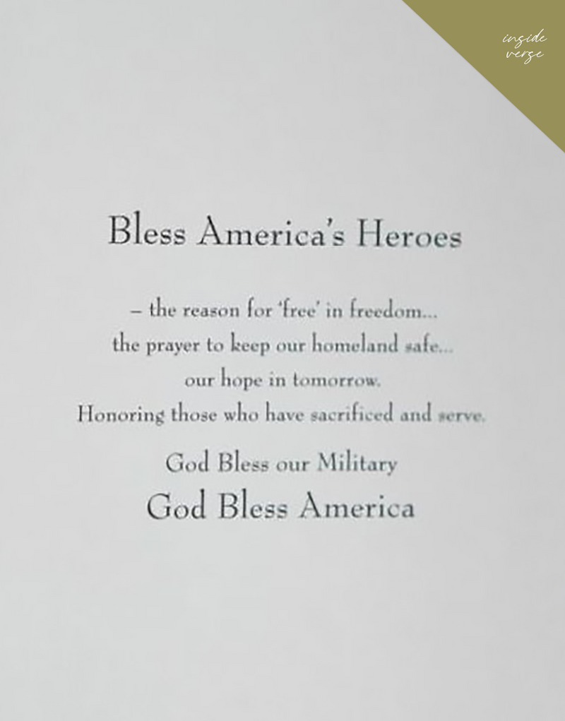 Bless America's Heroes print - Patriotic art featuring service men Bless America's Heroes print - Patriotic art featuring service men