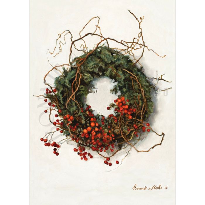 Card - Berry Wreath