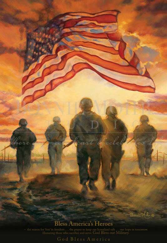 Bless America's Heroes - With Verse