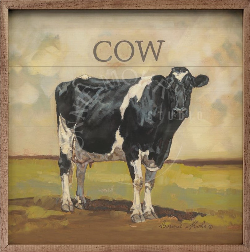 Wood Art - Farm Animal Series - Colby The Cow