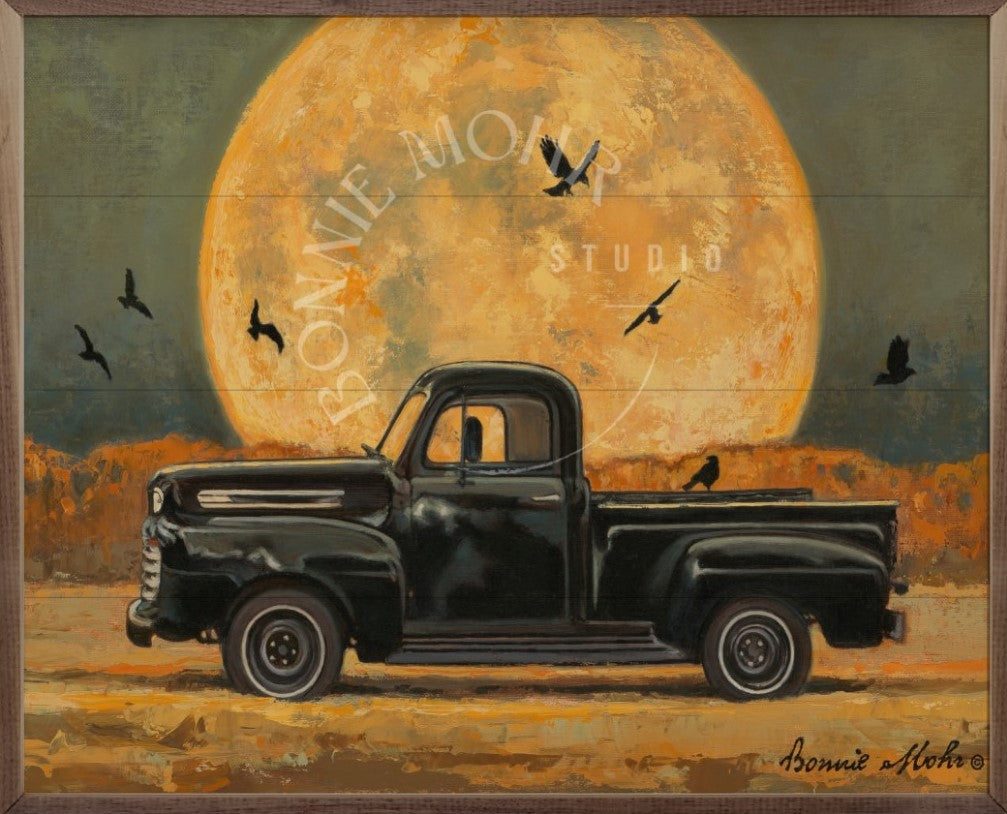 Wood Art - Harvest Moon – Bonnie Mohr
