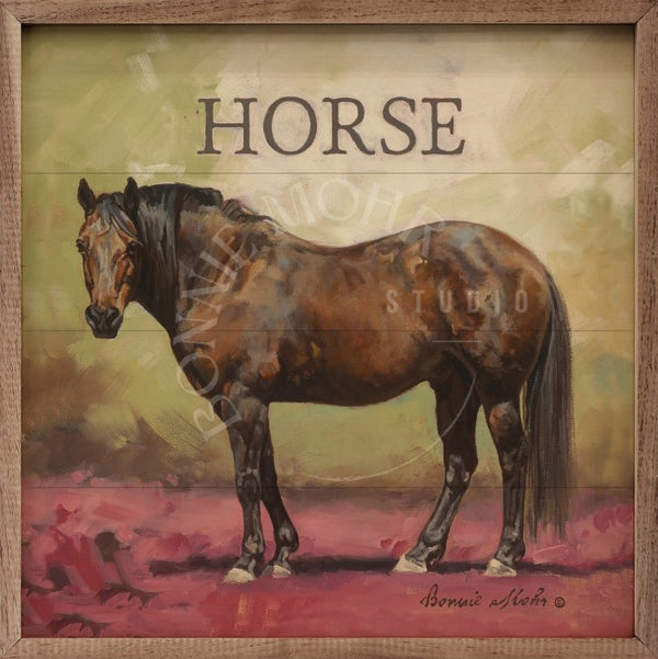 Wood Art - Farm Animal Series - Henry The Horse