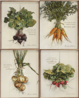 Wood Art - Vegetable Series (With Verse)